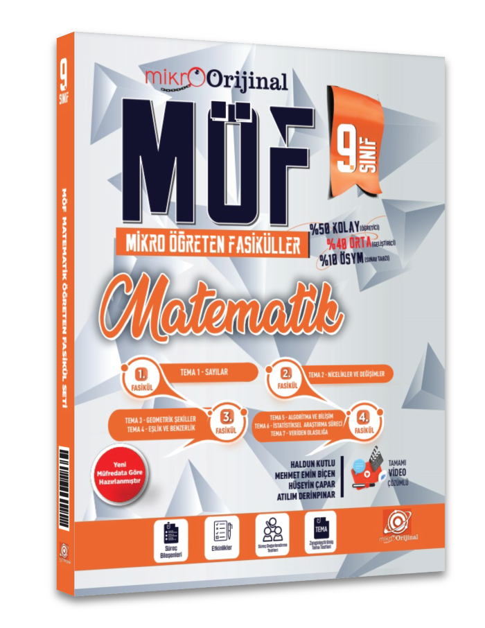 MİKRO ORİJİNAL 09.SINIF MÖF SET MATEMATİK - 24-25